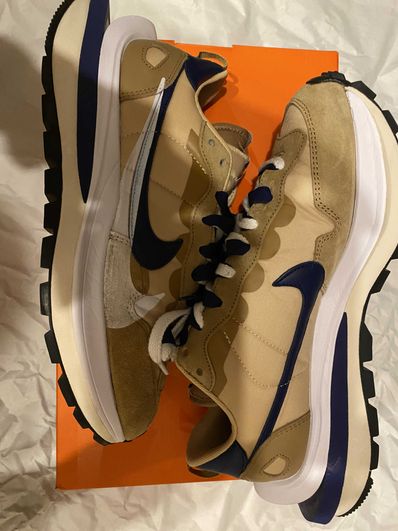 Sacai × Nike Vapor Waffle "Sesame And Blue Void"