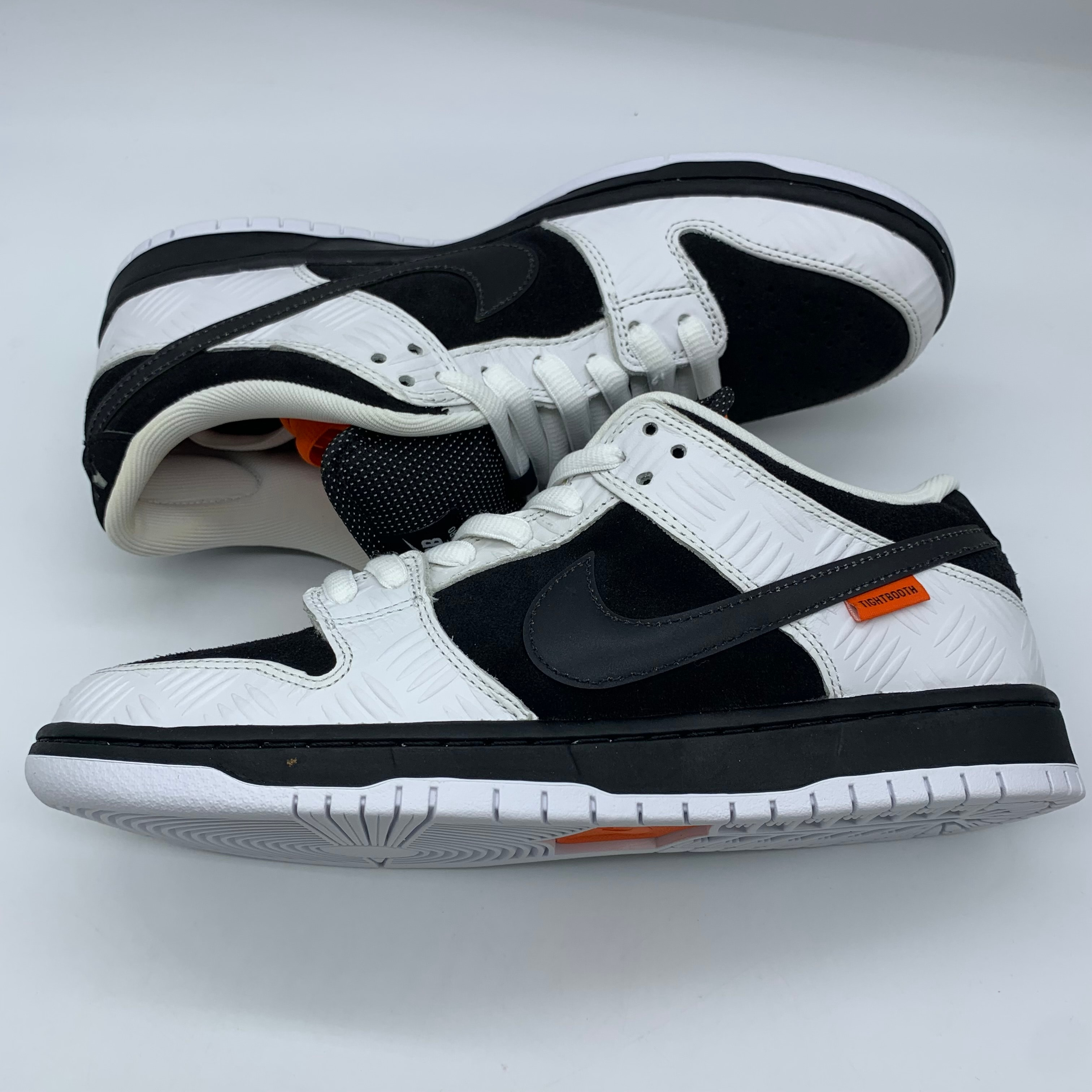 TIGHTBOOTH × Nike SB Dunk Low Pro QS "Black and White"