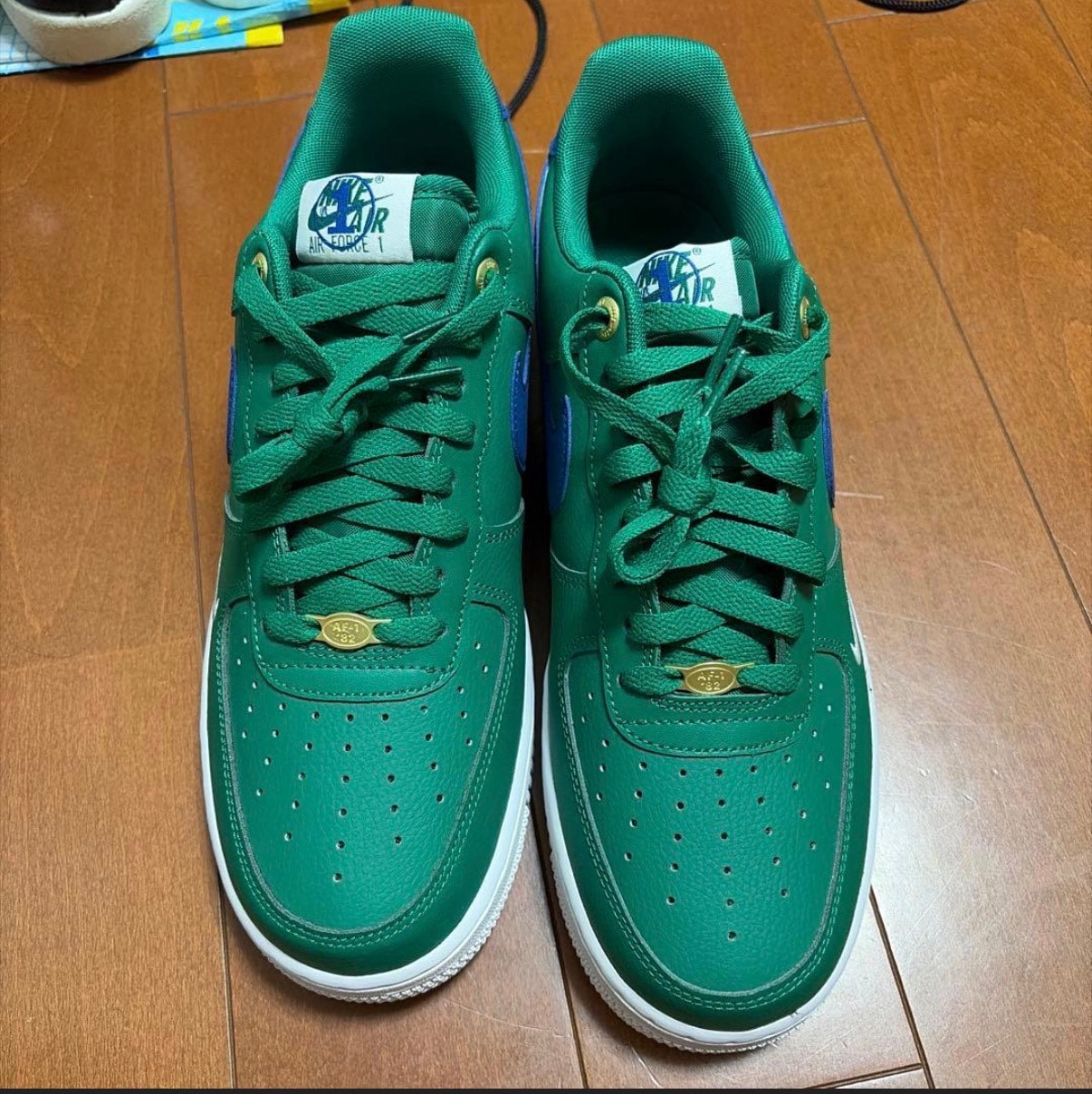 Nike Air Force 1 Low '07 LV8 40th Anniversary "Malachite/White-Metallic Gold"