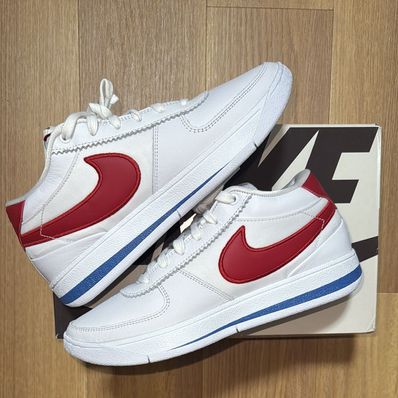 Nike Book 1 Cortez "Forrest Gump/White and Varsity Red" (FJ4250-105/FJ4249-105)