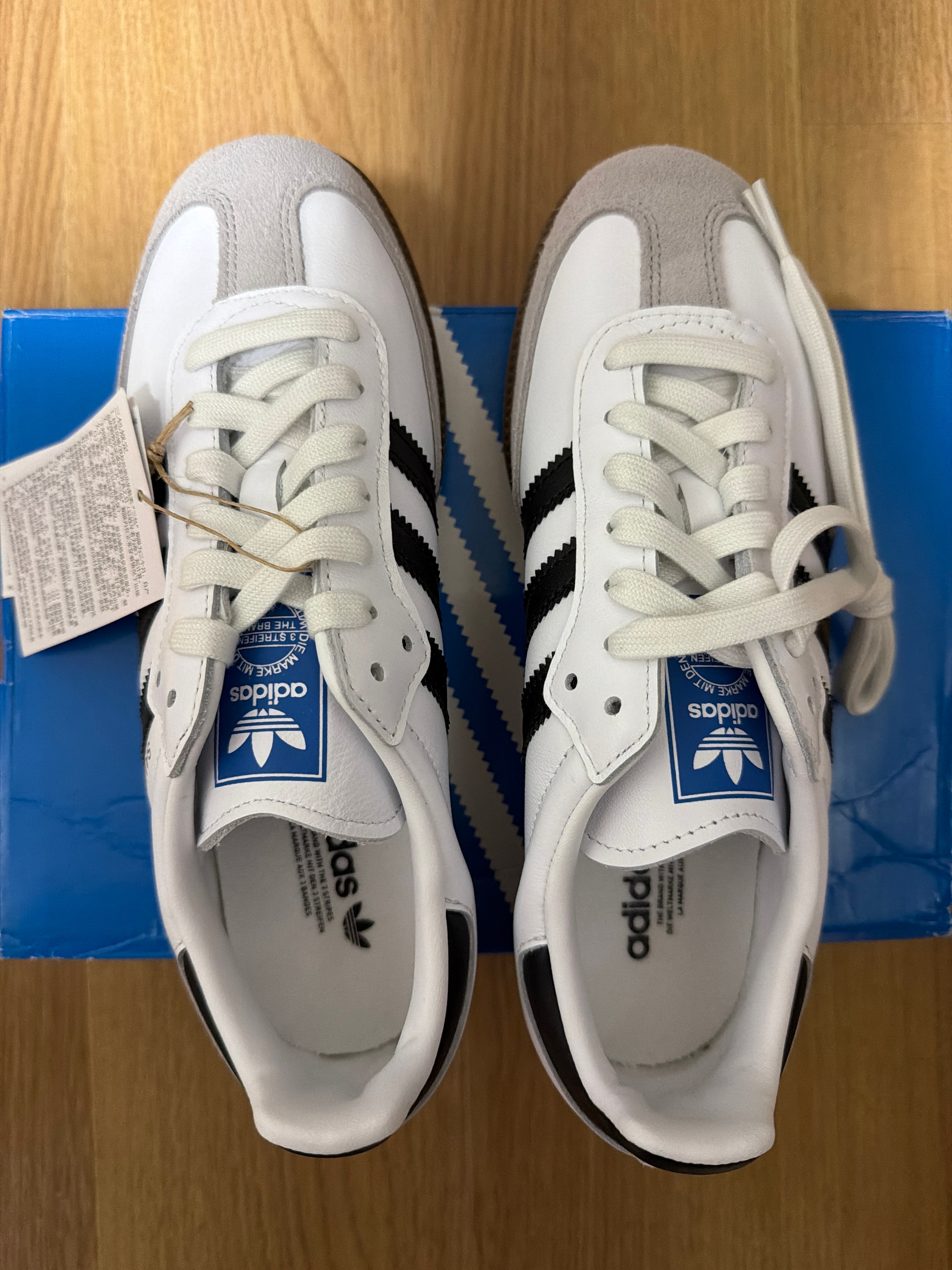 adidas Samba OG "Cloud White/Core Black/Clear Granite"