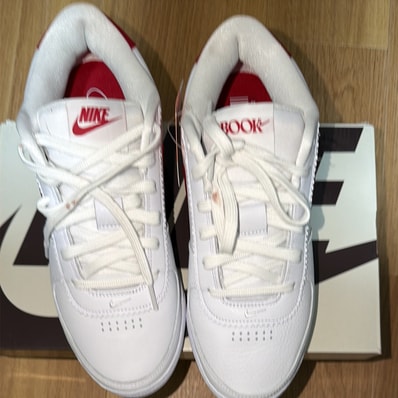 Nike Book 1 Cortez "Forrest Gump/White and Varsity Red" (FJ4250-105/FJ4249-105)