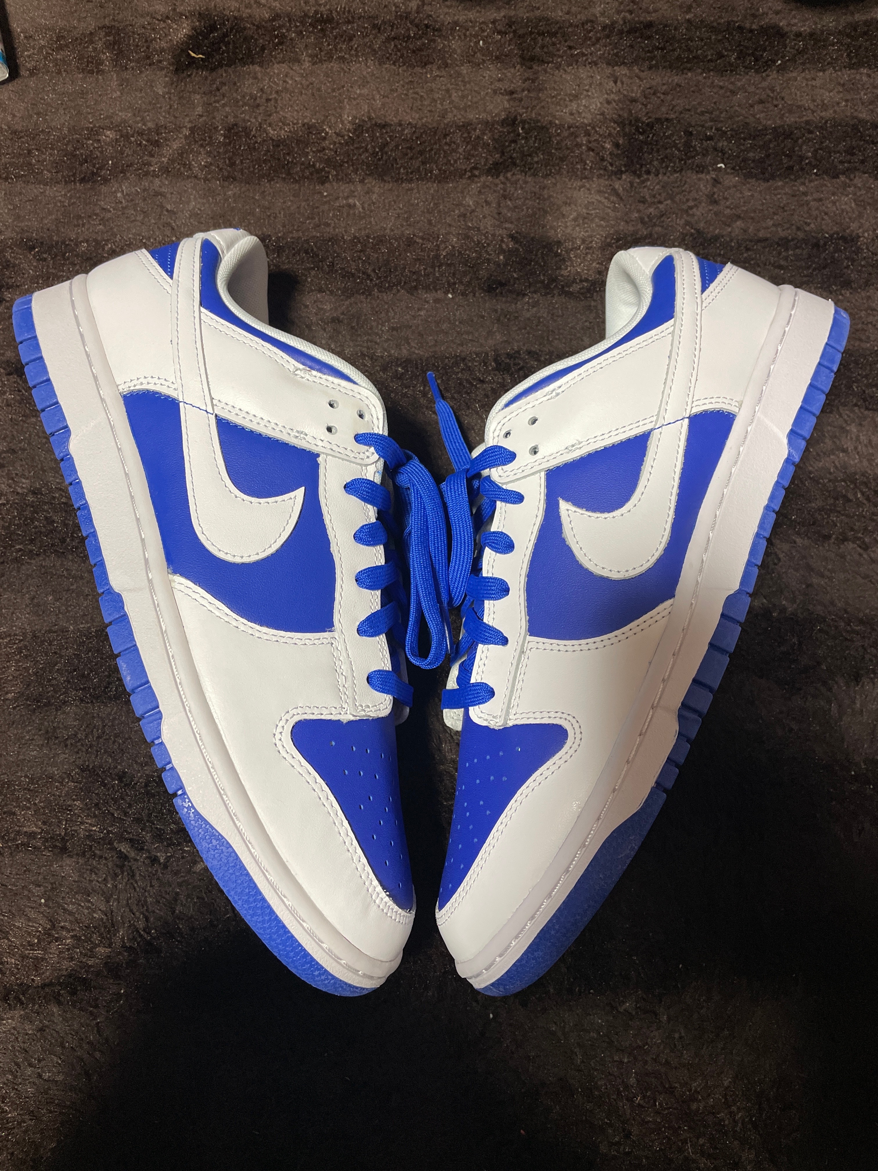 Nike Dunk Low Retro "Racer Blue and White"