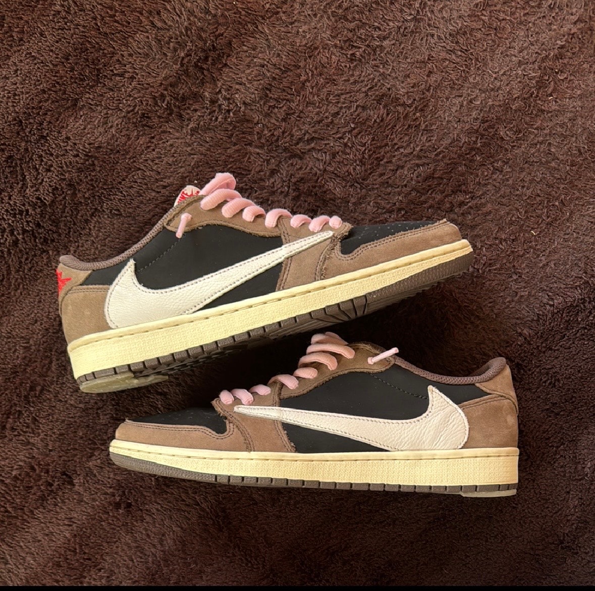 Travis Scott × Nike Air Jordan 1 Low OG SP-T  "Black/Dark Mocha"