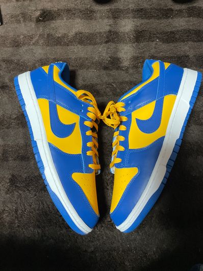 Nike Dunk Low "Blue Jay and University Gold"