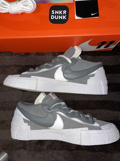 Sacai × Nike Blazer Low "Iron Grey"