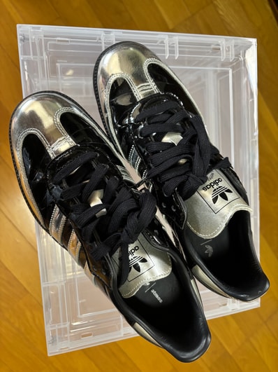 atmos × adidas Samba "Tuxedo"