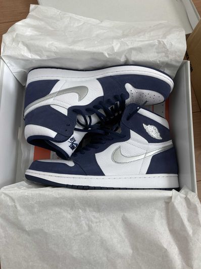 Nike Air Jordan 1 High OG CO.JP "White/Midnight Navy" (2020)(ブリーフケースなし)
