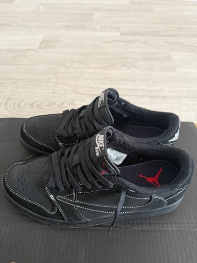 Travis Scott × Nike Air Jordan 1 Low OG SP "Black Phantom"