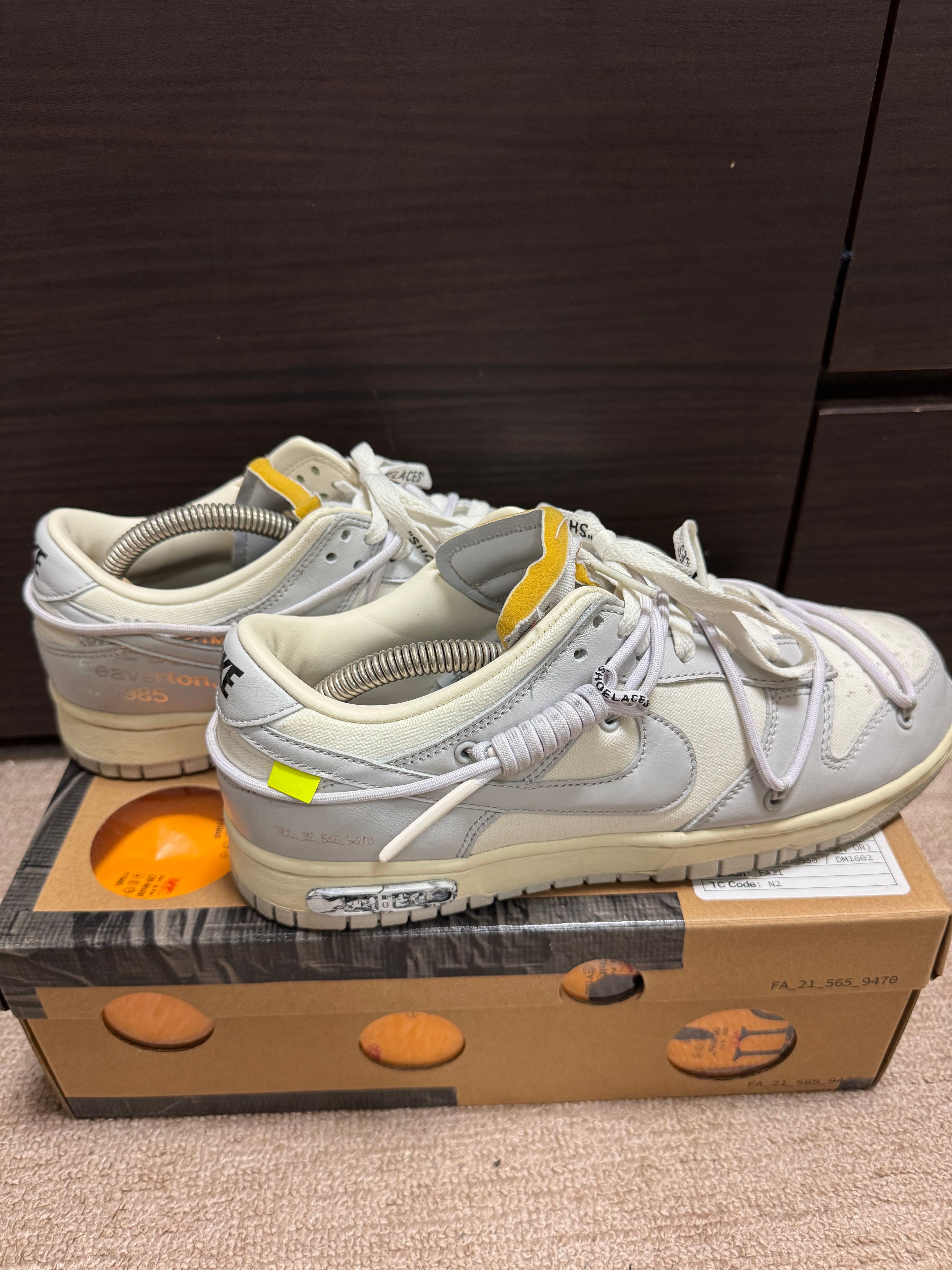 Off-White × Nike Dunk Low 1 of 50 "Lot.49"
