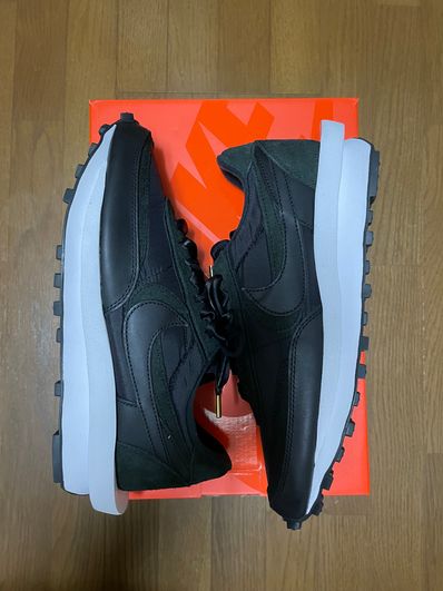 sacai × Nike LDV Waffle "Triple Black"