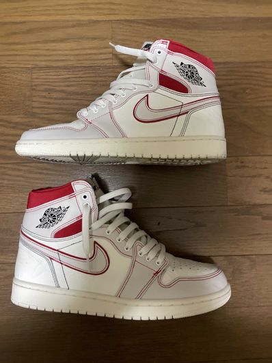 Nike Air Jordan 1 Retro High OG "Sail/University Red"