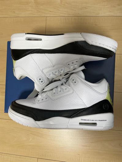 Fragment × Nike Air Jordan 3 "White/Black"
