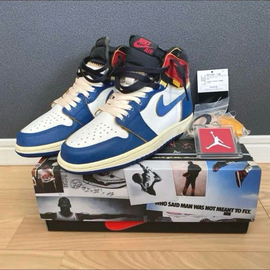 Union × Nike Air Jordan 1 Retro High OG NRG "Storm Blue/Varsity Red"