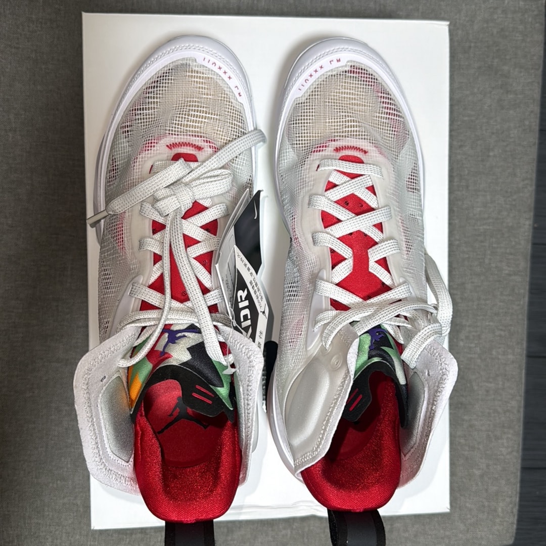 Nike Air Jordan 37 "White/True Red"