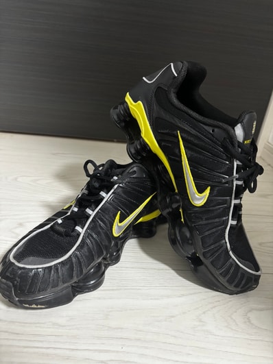 Nike Shox TL "Black/Dynamic Yellow/Metallic Silver"