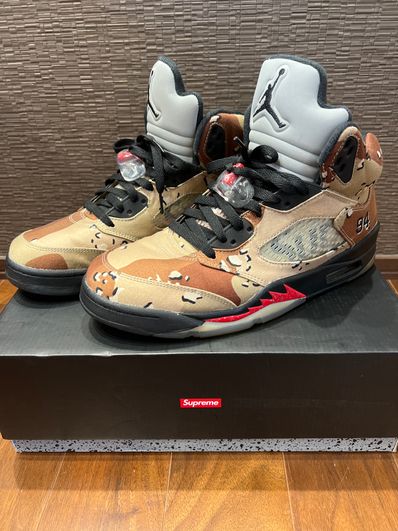 Supreme × Nike Air Jordan 5 Retro "Desert Camo"