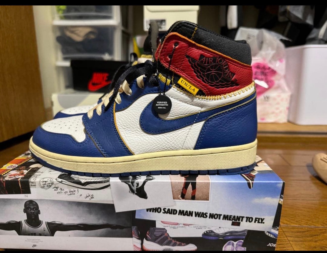 UNION × Nike Air Jordan 1 Retro High OG NRG "Storm Blue/Varsity Red"