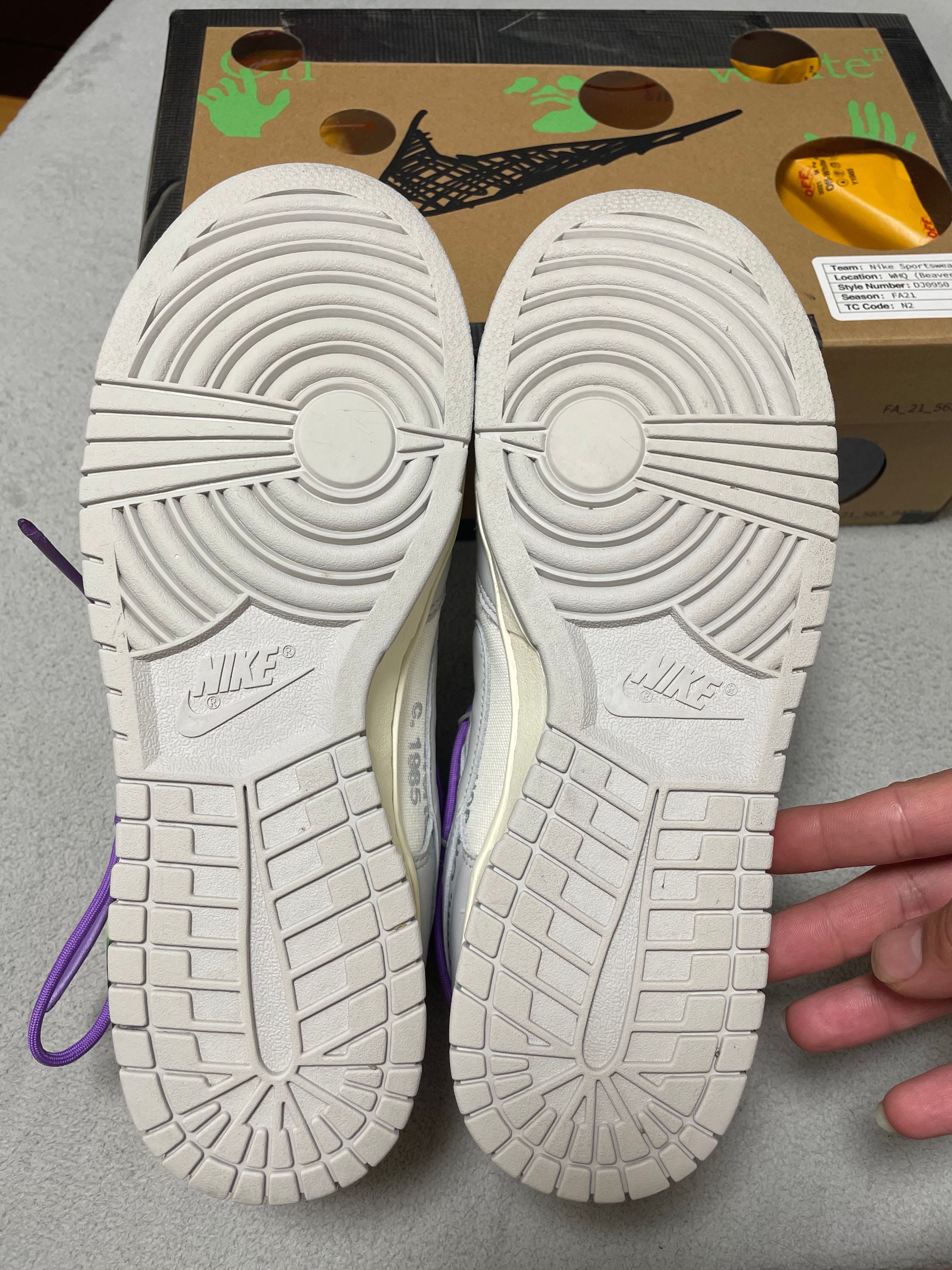 Off-White × Nike Dunk Low "Sail/Neutral Gray"