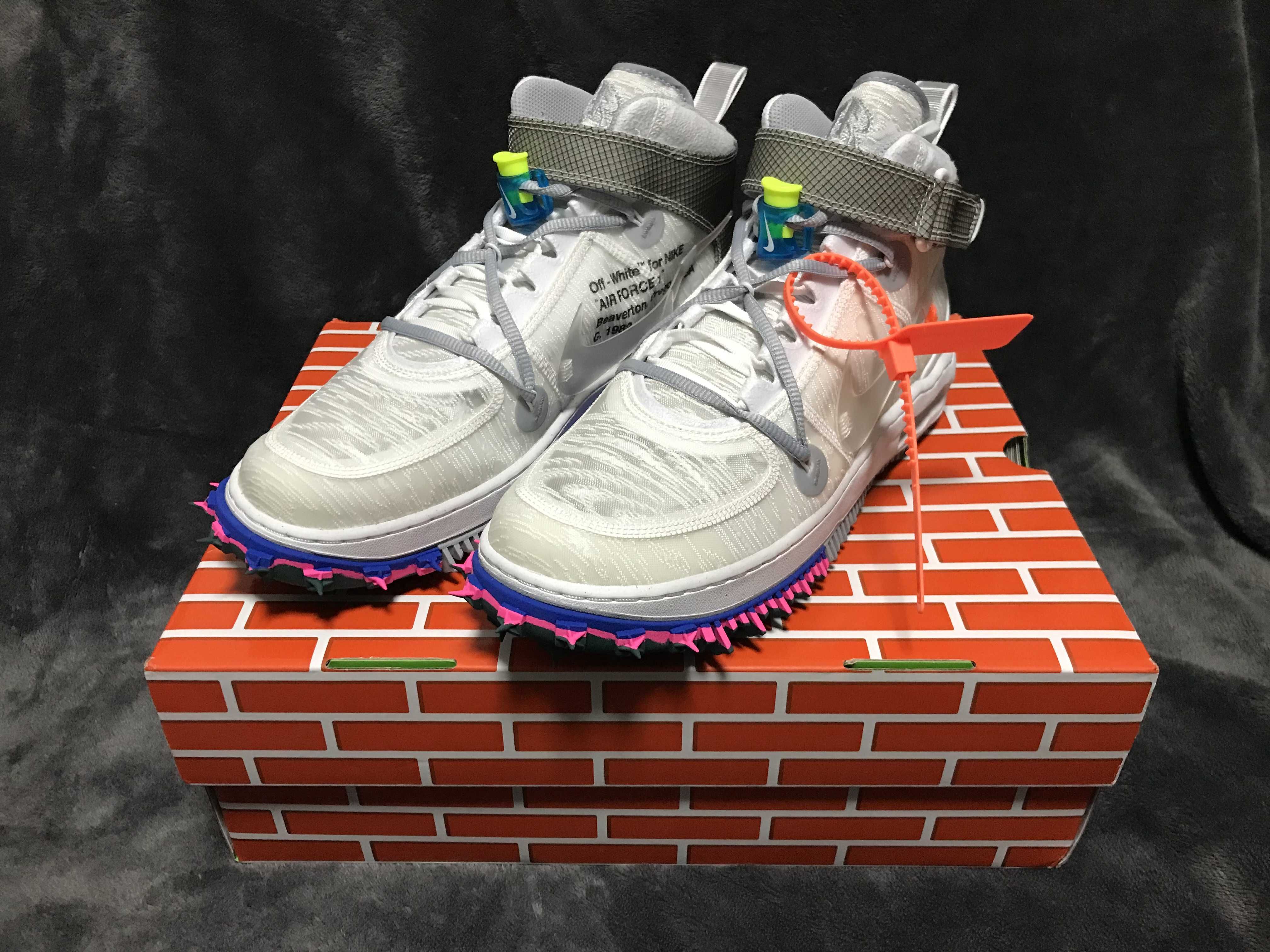 Off-White × Nike Air Force 1 Mid "White"