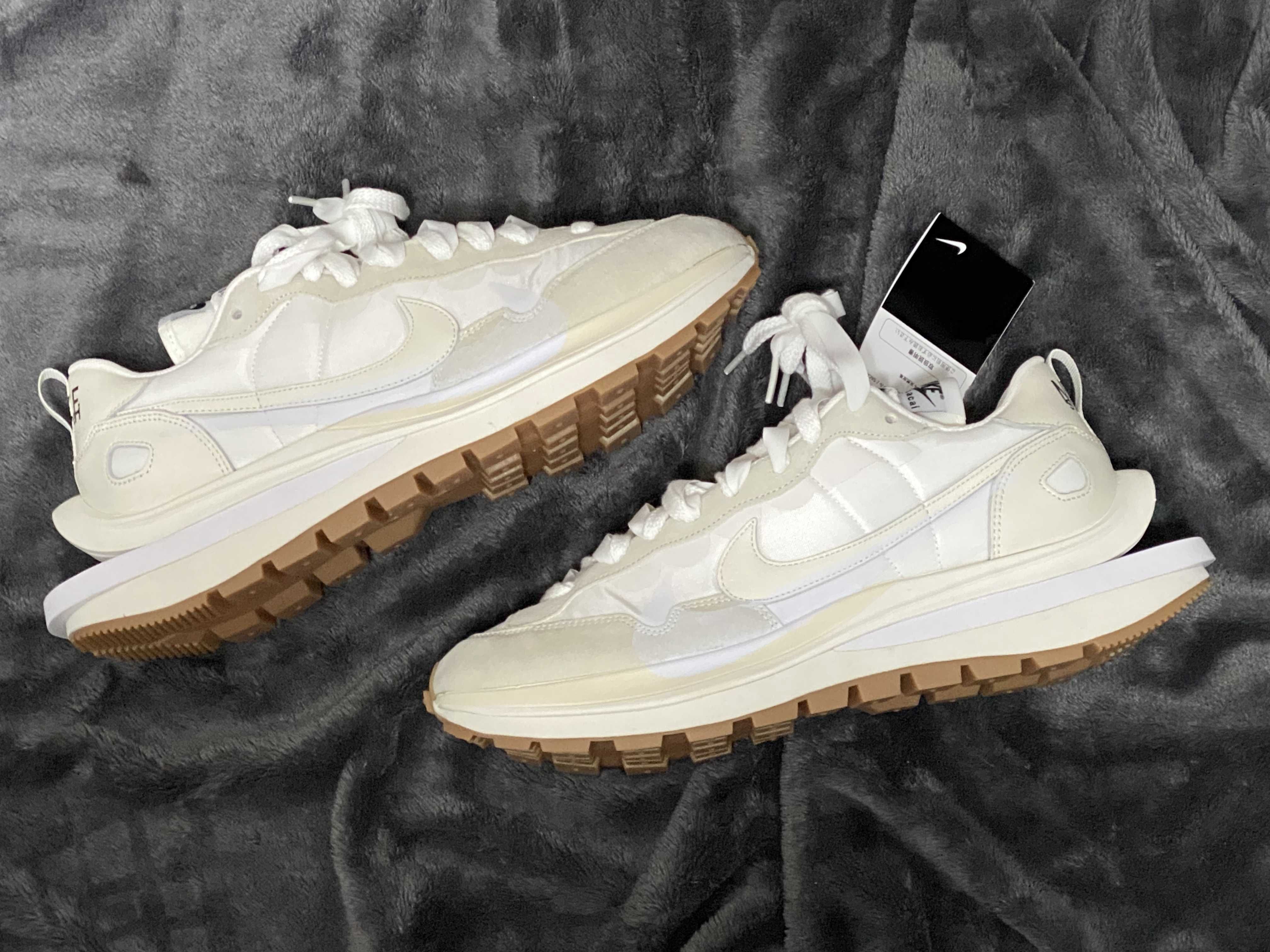 sacai × Nike Vapor Waffle "White Gum"