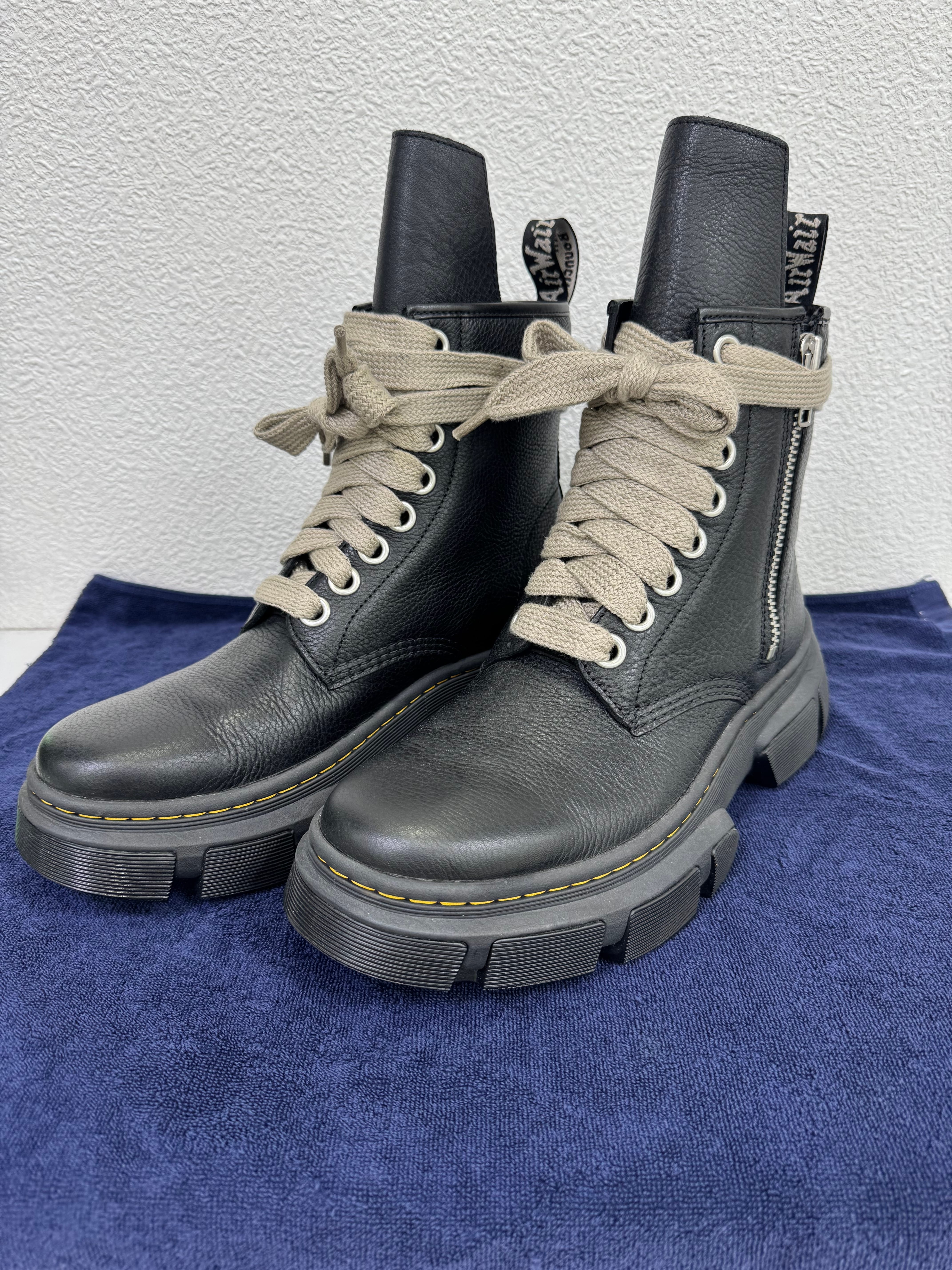 Rick Owens × Dr.Martens 1460 DMXL Jumbo Lace Boot "Black"