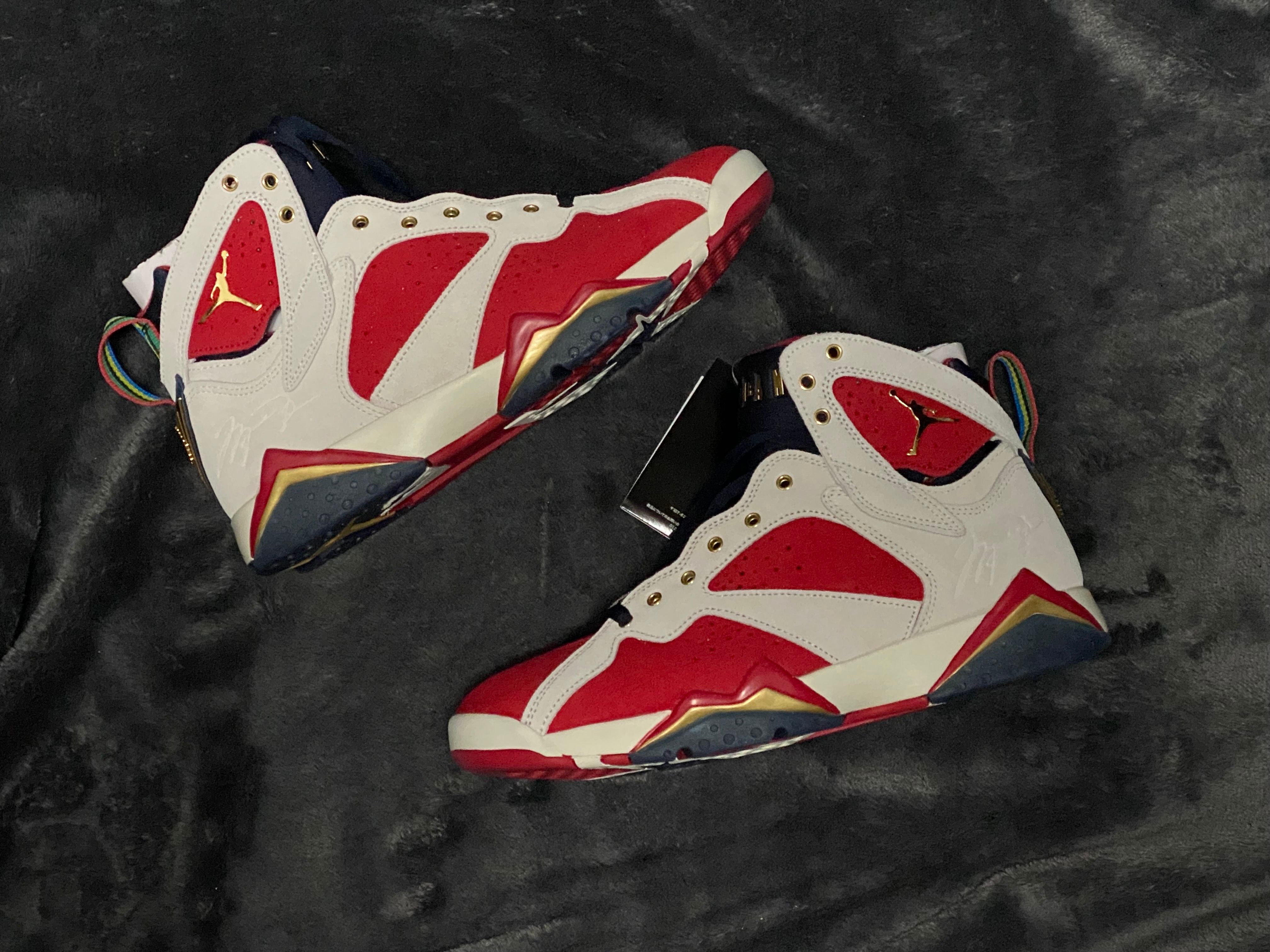 Trophy Room × Nike Air Jordan 7 "True Red and Obsidian"