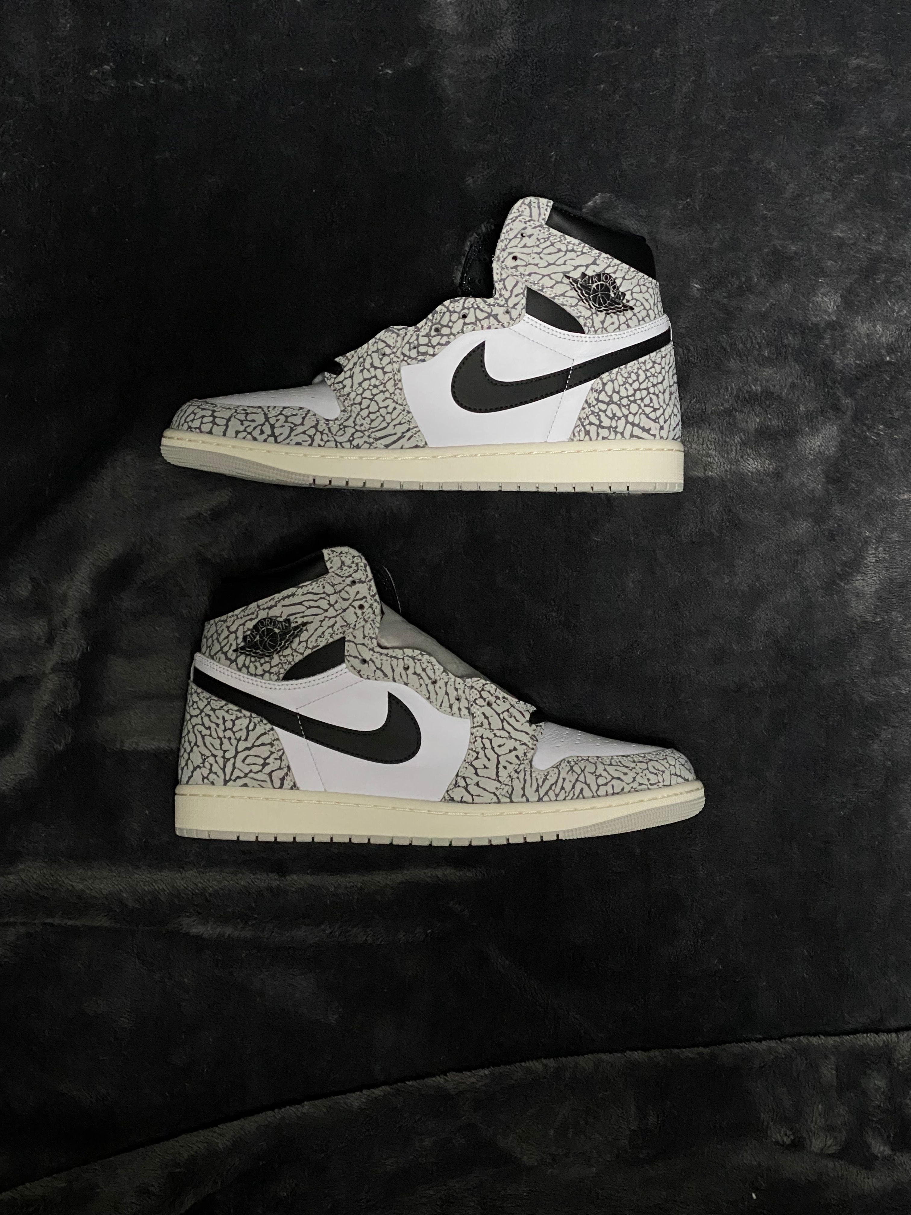 Nike Air Jordan 1 High OG "White Cement/Safari"