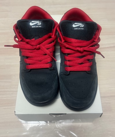 Supreme × Nike SB Dunk Low "Black" (25FW Week2)