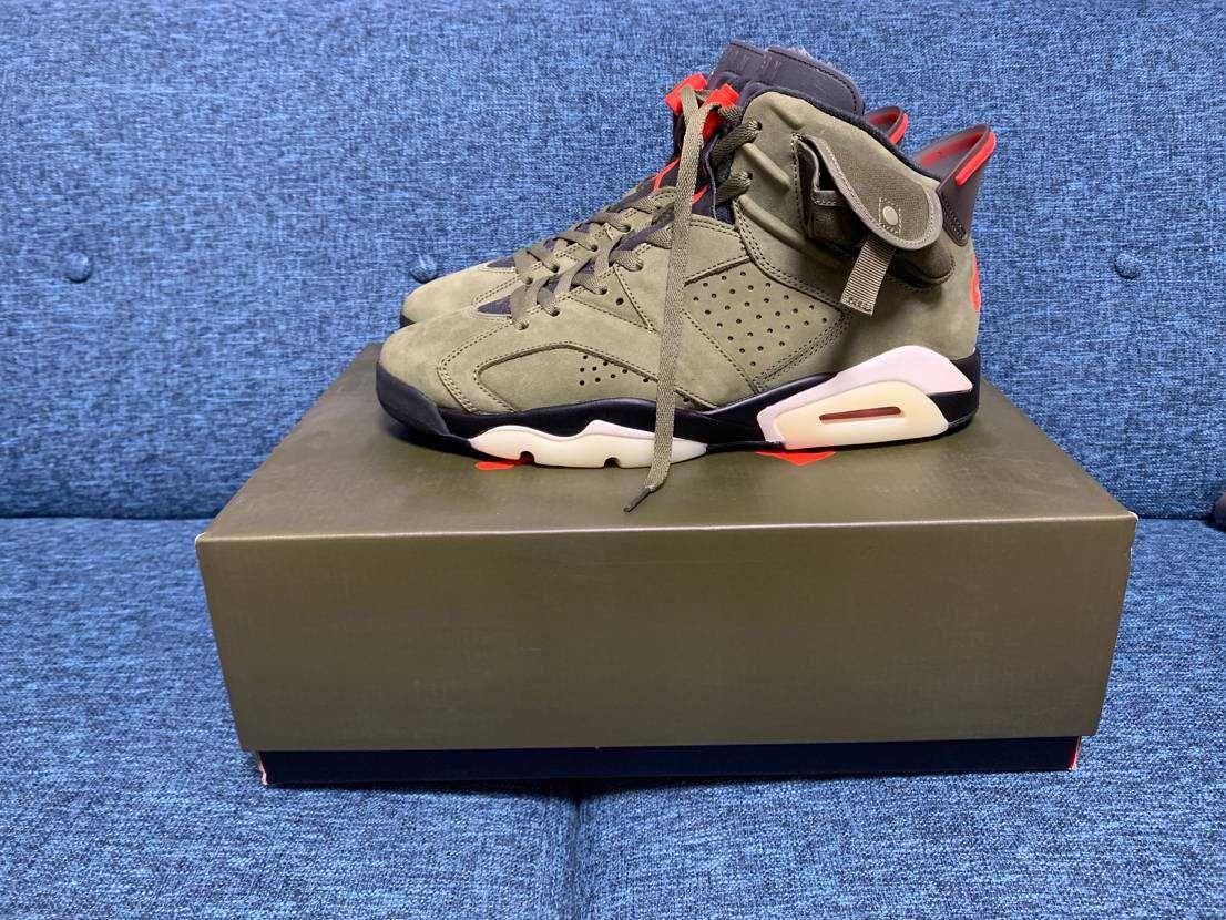 Travis Scott × Nike Air Jordan 6 Retro "Medium Olive"