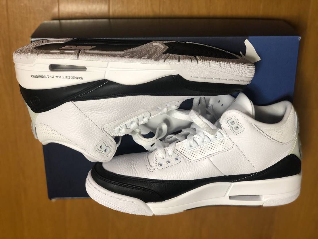 Fragment × Nike Air Jordan 3 "White/Black"