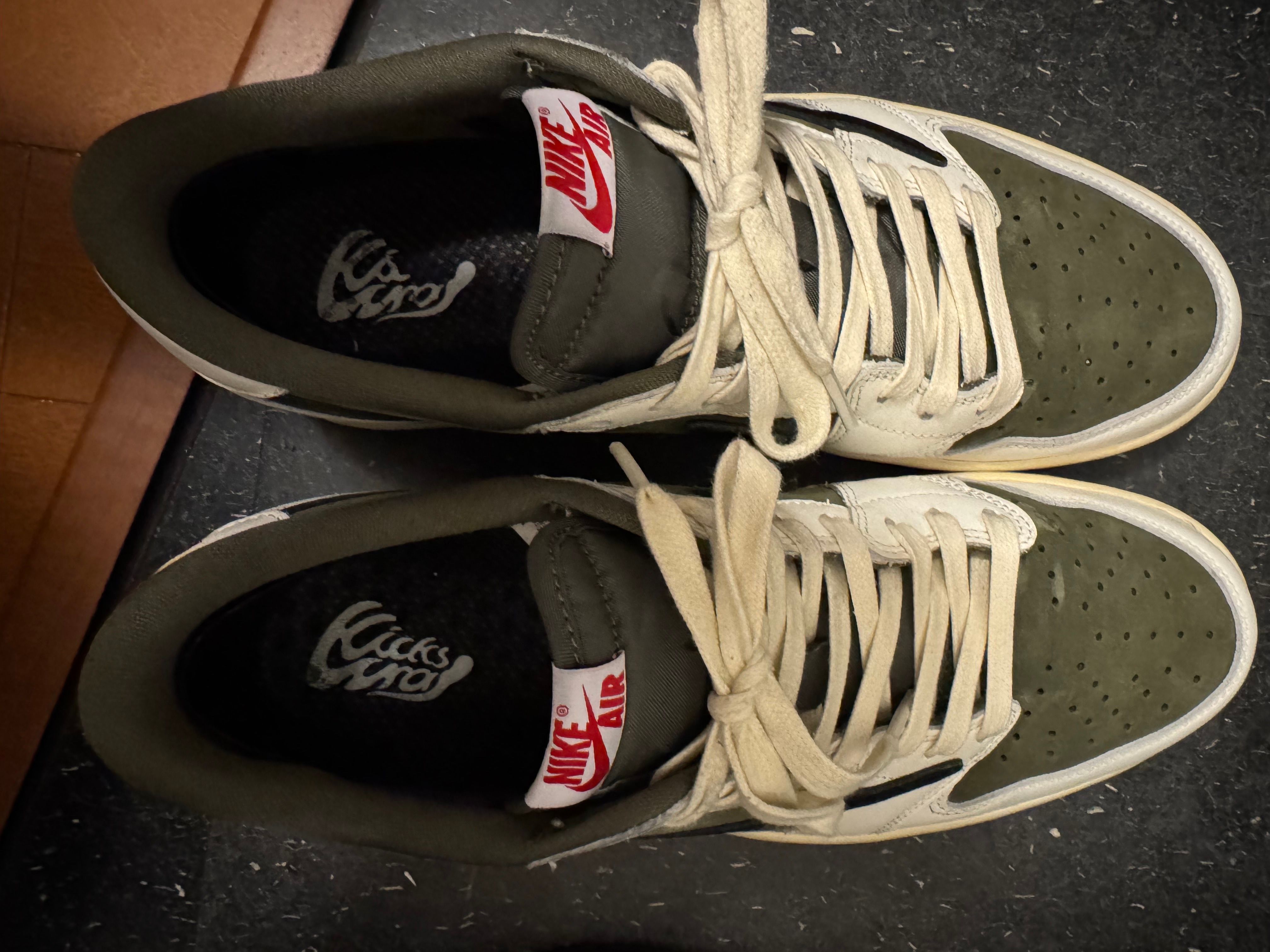 Travis Scott × Nike Air Jordan 1 Low OG SP "Reverse Olive"