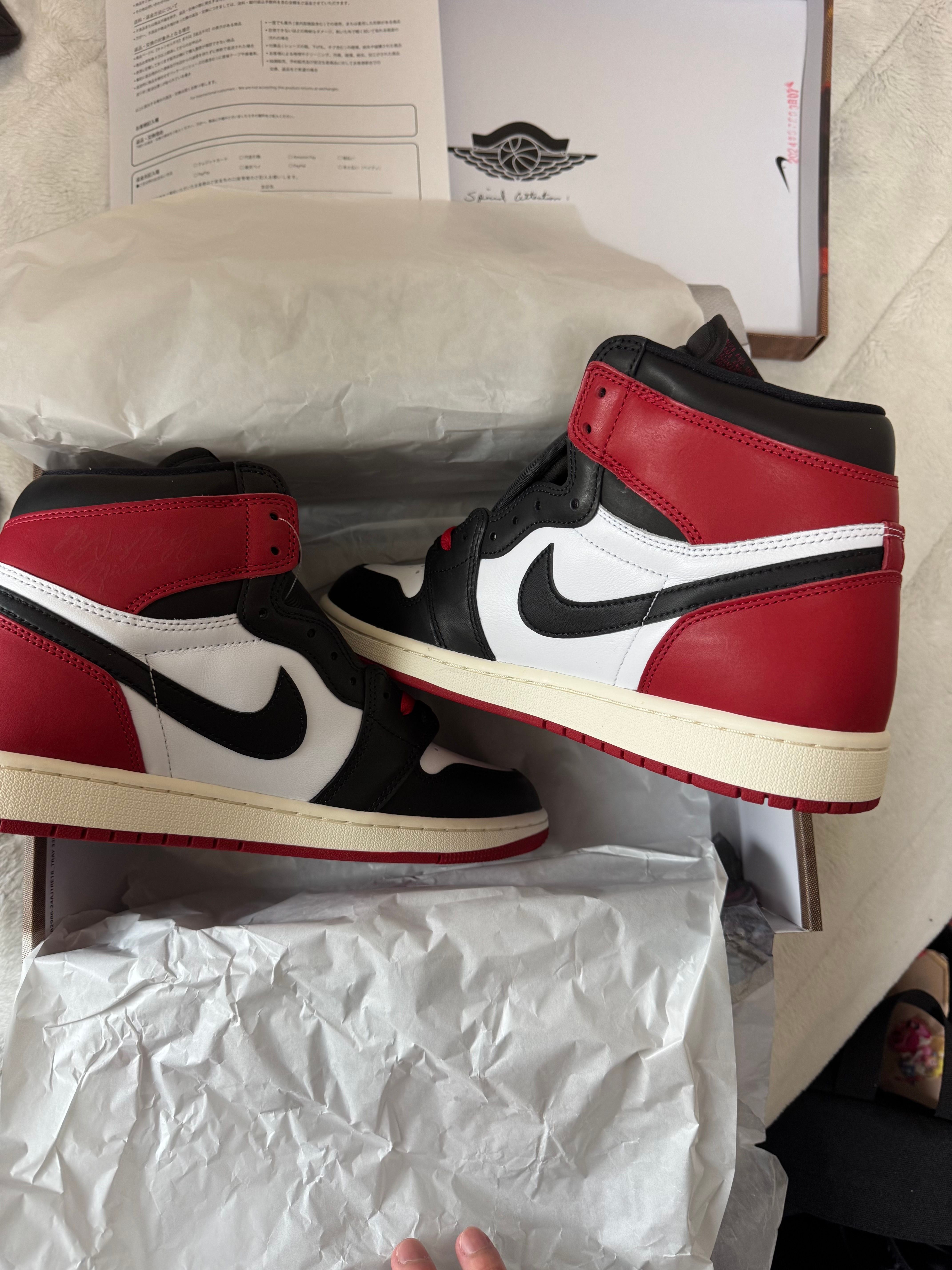 Nike Air Jordan 1 Retro High OG "Black Toe Reimagined"