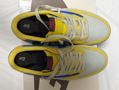 Travis Scott × Nike Women's Air Jordan 1 Retro Low OG "Canary"