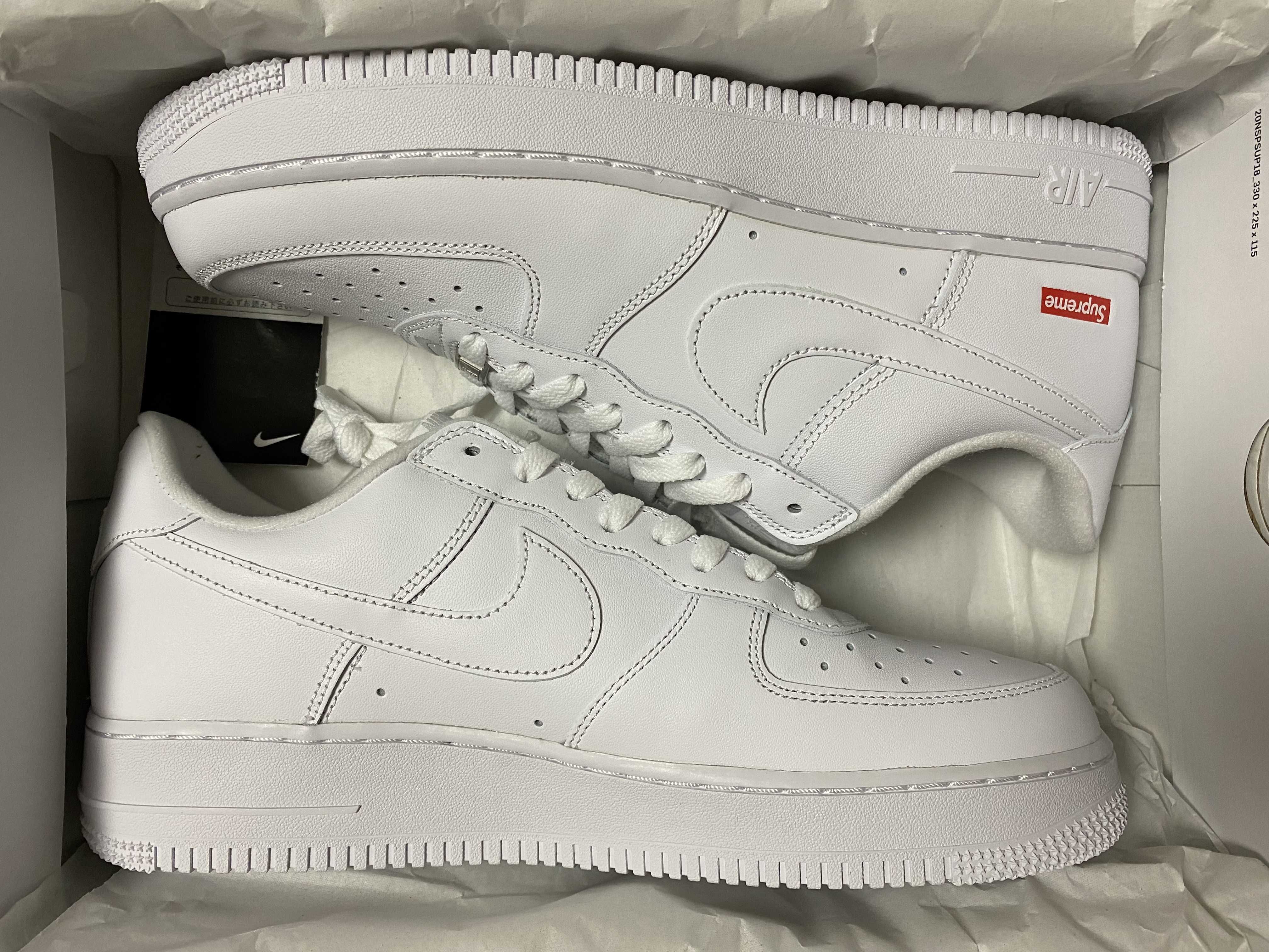 Supreme × Nike Air Force 1 Low "White"