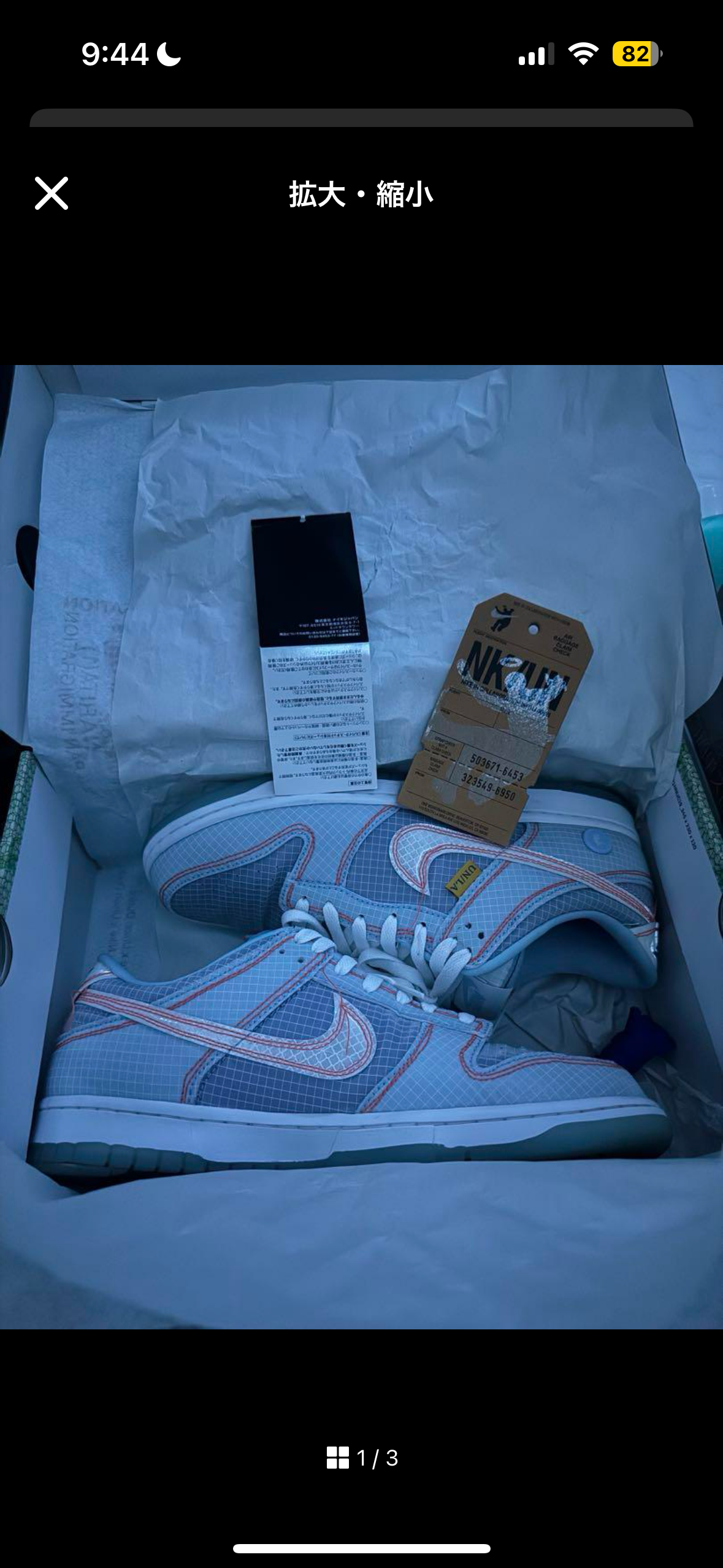 UNION × Nike Dunk Low "Argon"