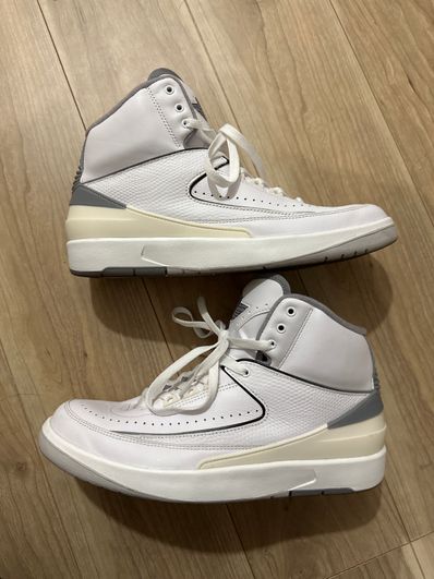 Nike Air Jordan 2 "White and Cement Grey"