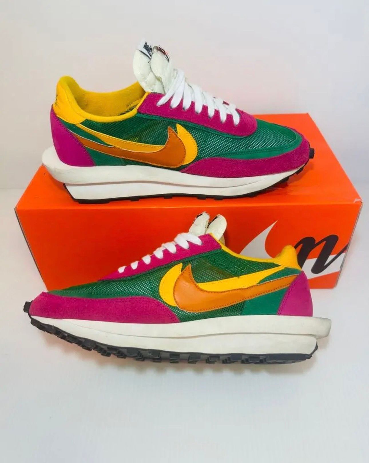sacai × NIKE LDV WAFFLE "PINE GREEN"