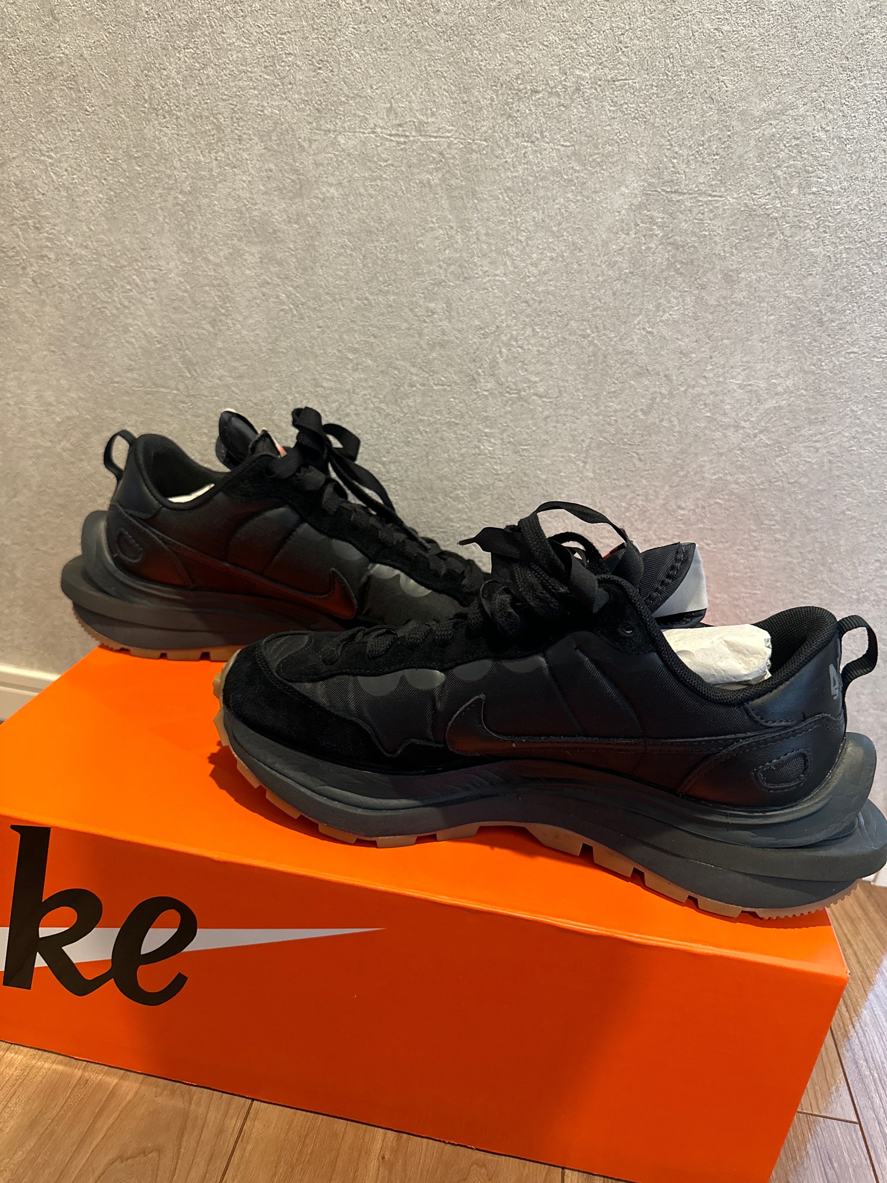 sacai × Nike VaporWaffle "Black Gum"