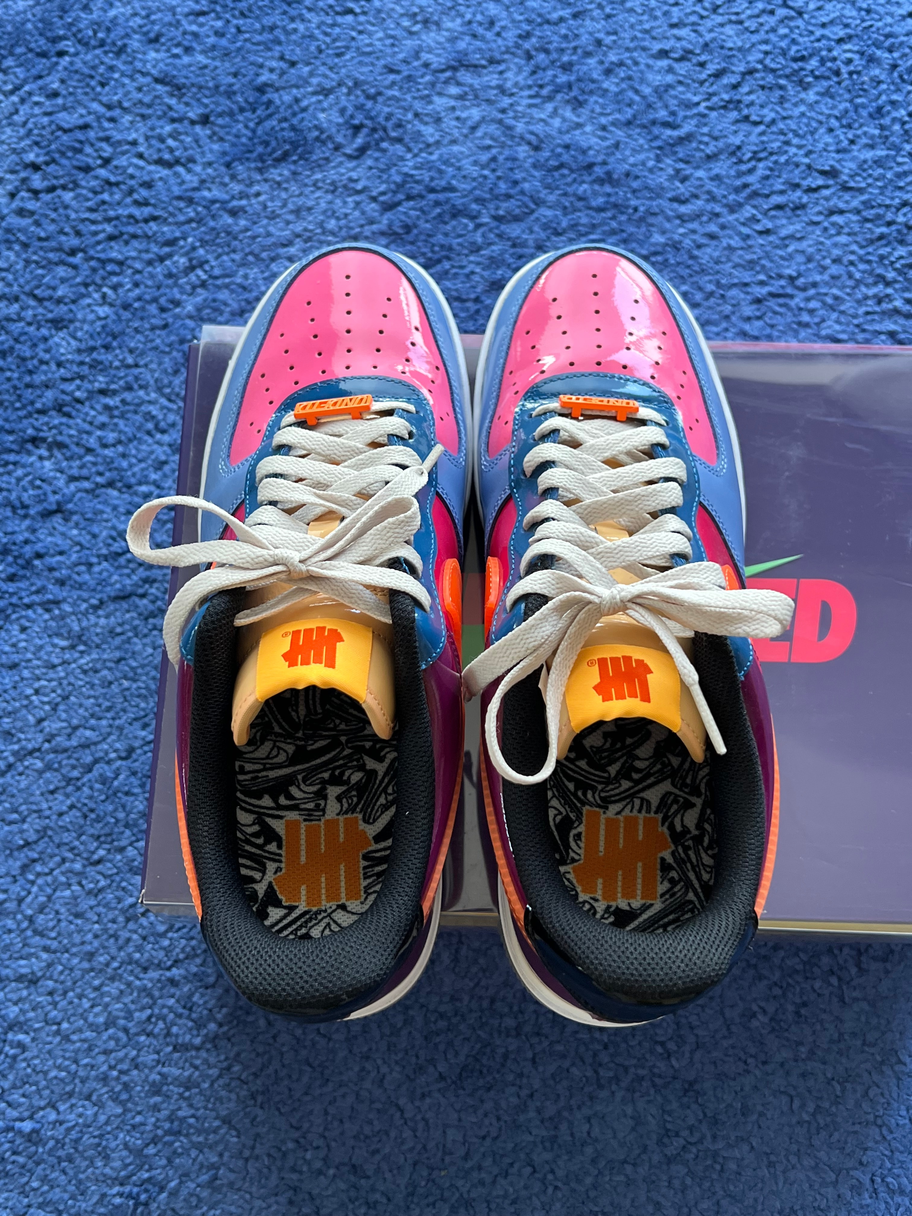 UNDEFEATED × Nike Air Force 1 Low SP "Total Orange"
