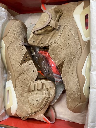 Travis Scott × Nike Air Jordan 6 "British Khaki"