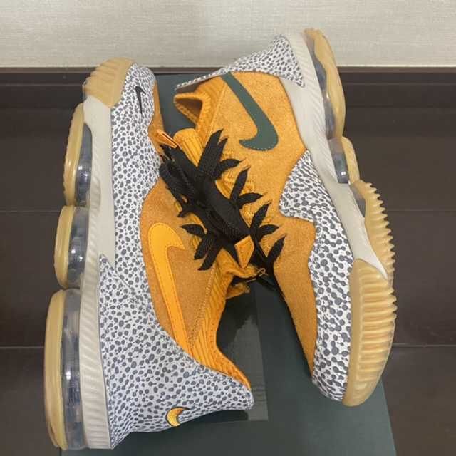 atmos × Nike LeBron 16 Low "Safari" (CD9471-800/CI3358-800)