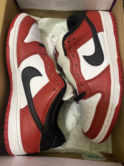 Nike SB Dunk Low Pro "J-Pack Chicago/Varsity Red and White"