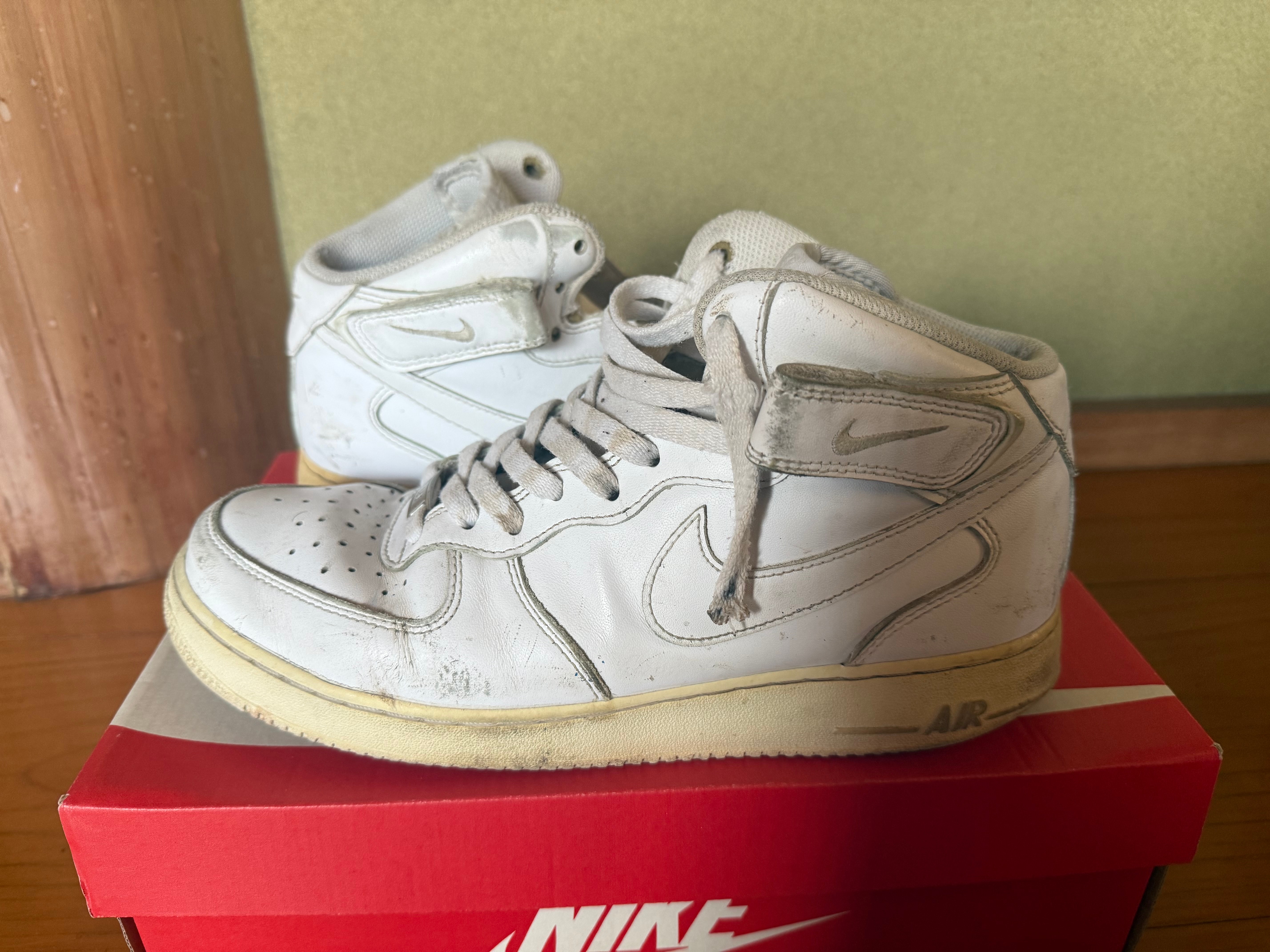 ナイキ エアフォース1 ミッド '07 "ホワイト"