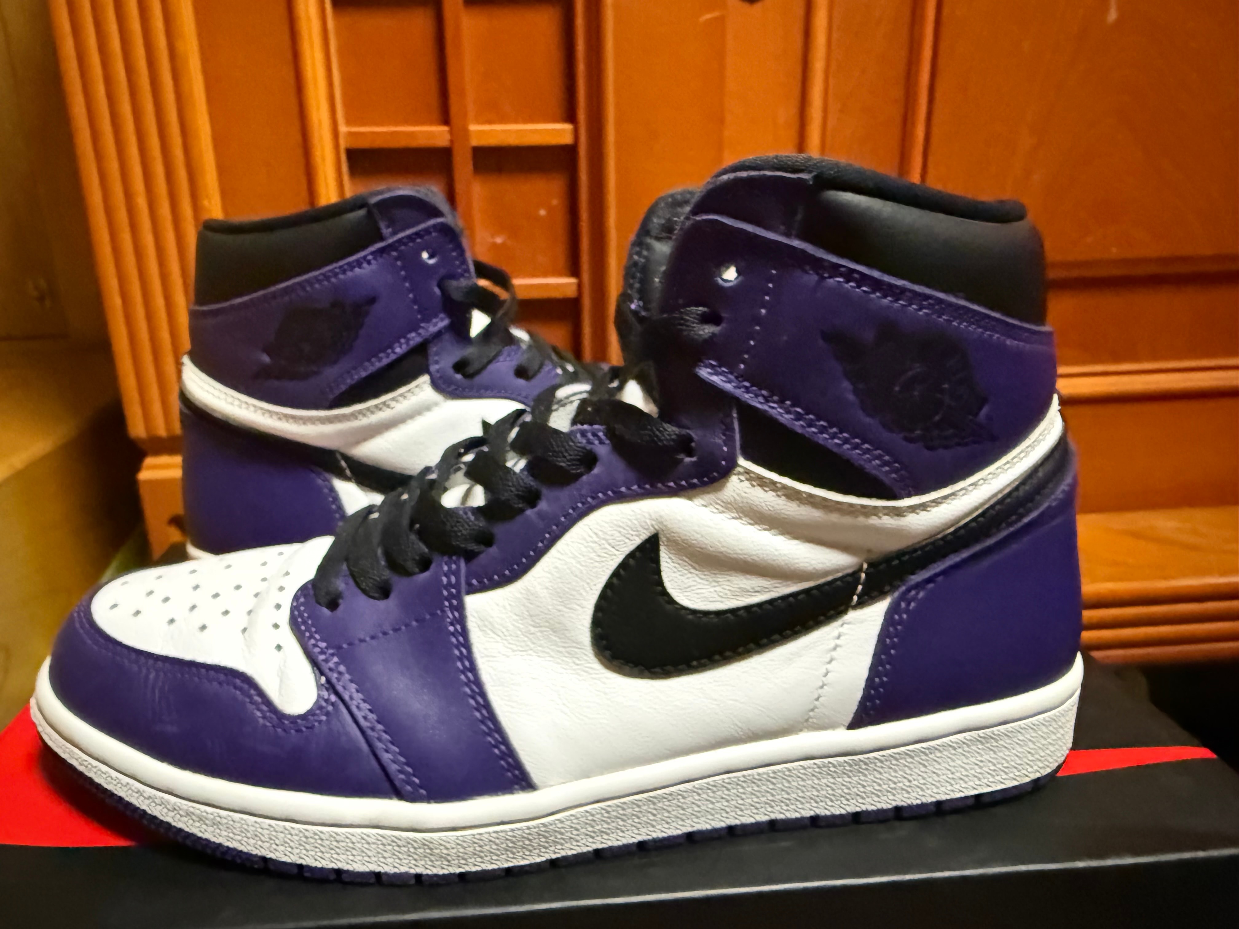 Nike Air Jordan 1 Retro High OG "Court Purple/White/Black" (2020)