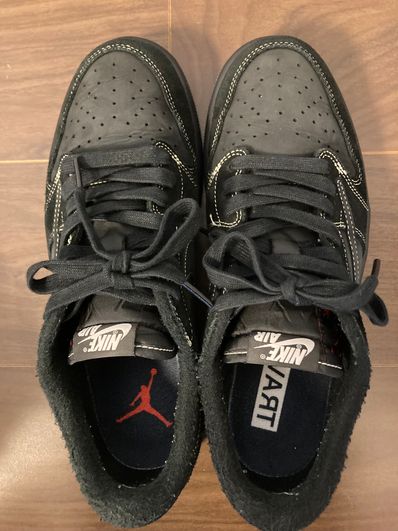 Travis Scott × Nike Air Jordan 1 Low OG SP "Black Phantom"