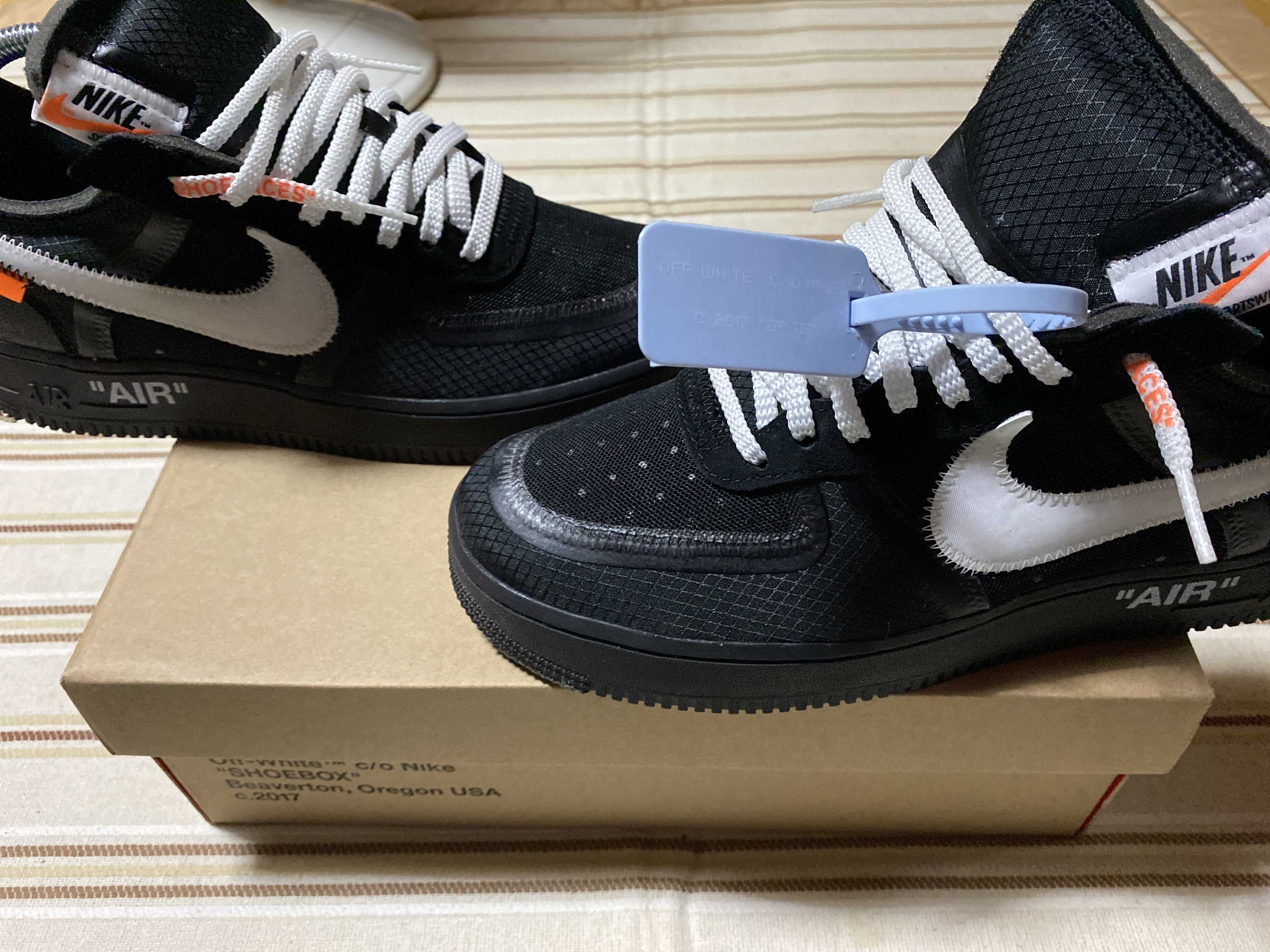 Off-White × Nike Air Force 1 Low "Black"