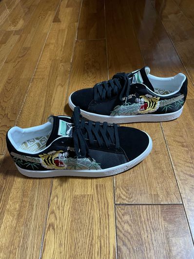 atmos × Puma Suede Vintage MIJ Sukajan "Black"