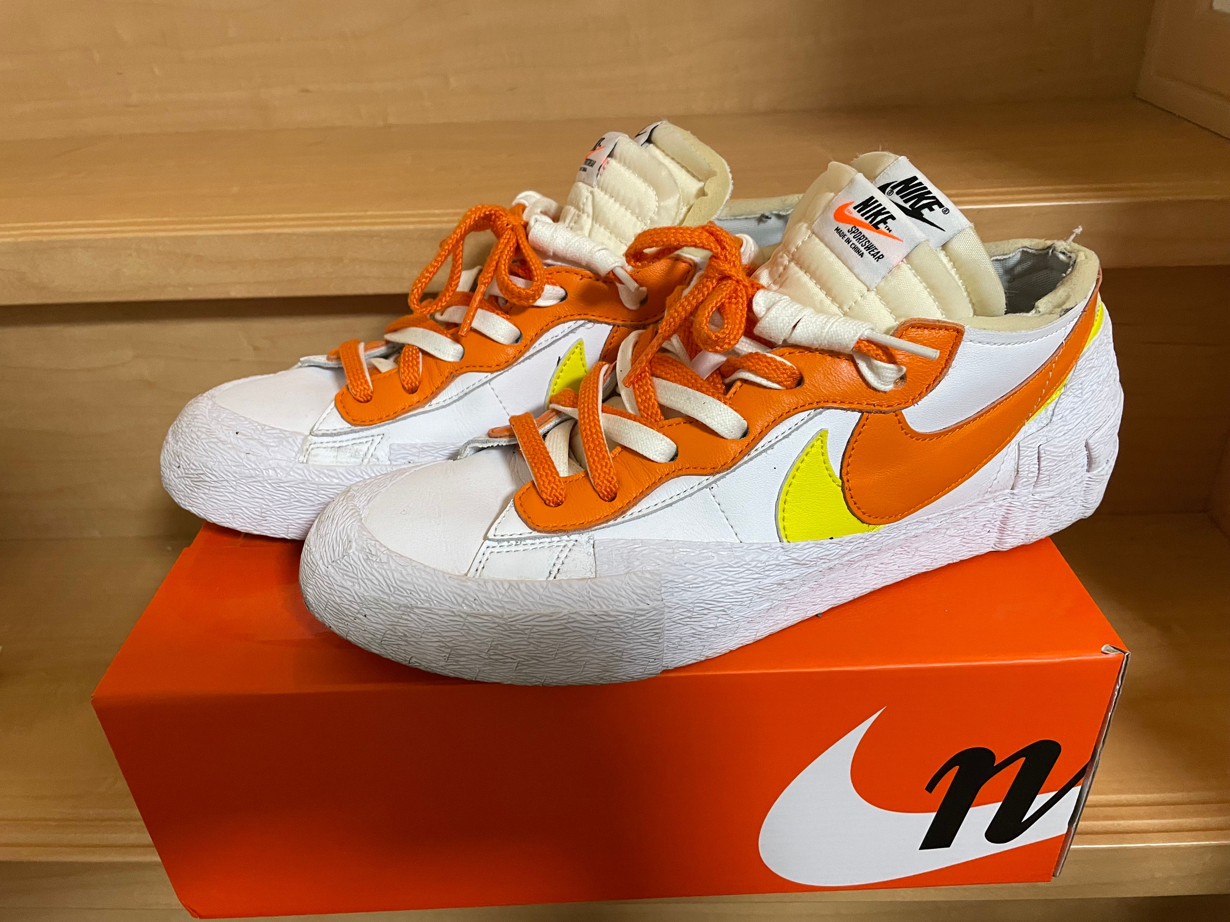 SACAI × NIKE BLAZER LOW "MAGMA ORANGE"