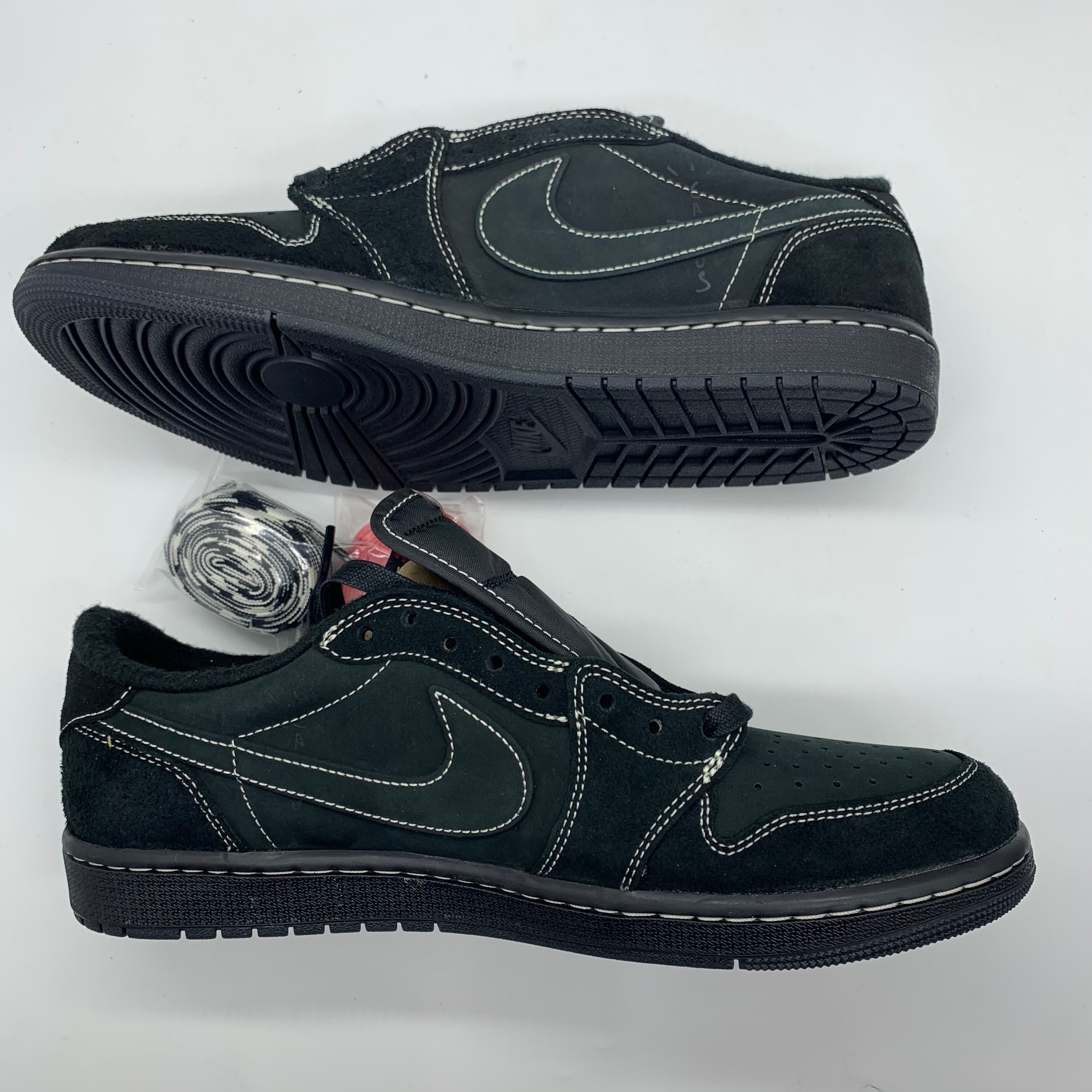 Travis Scott × Nike Air Jordan 1 Low OG SP "Black Phantom"